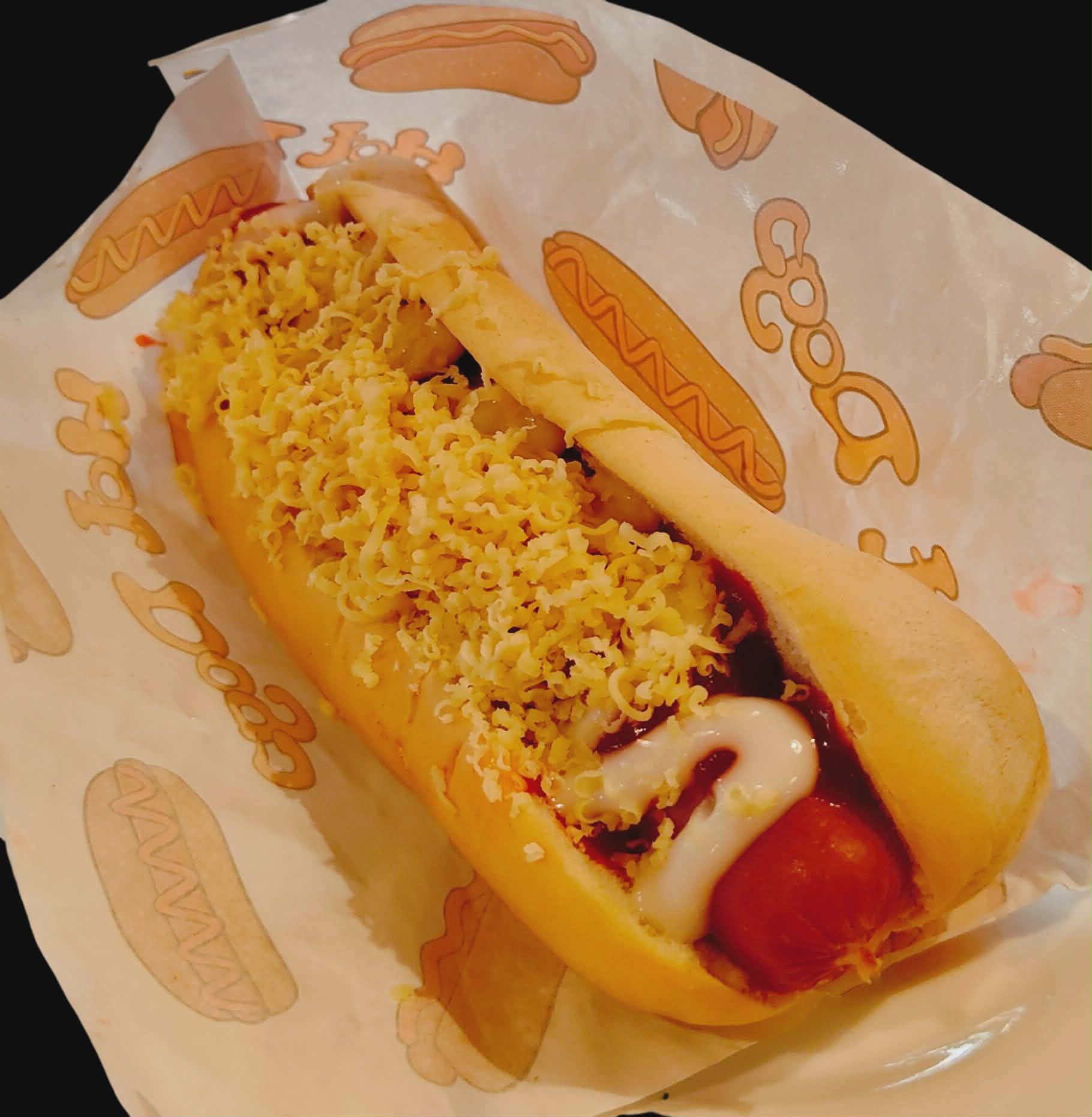 Cheesy Hotdog Sandwich